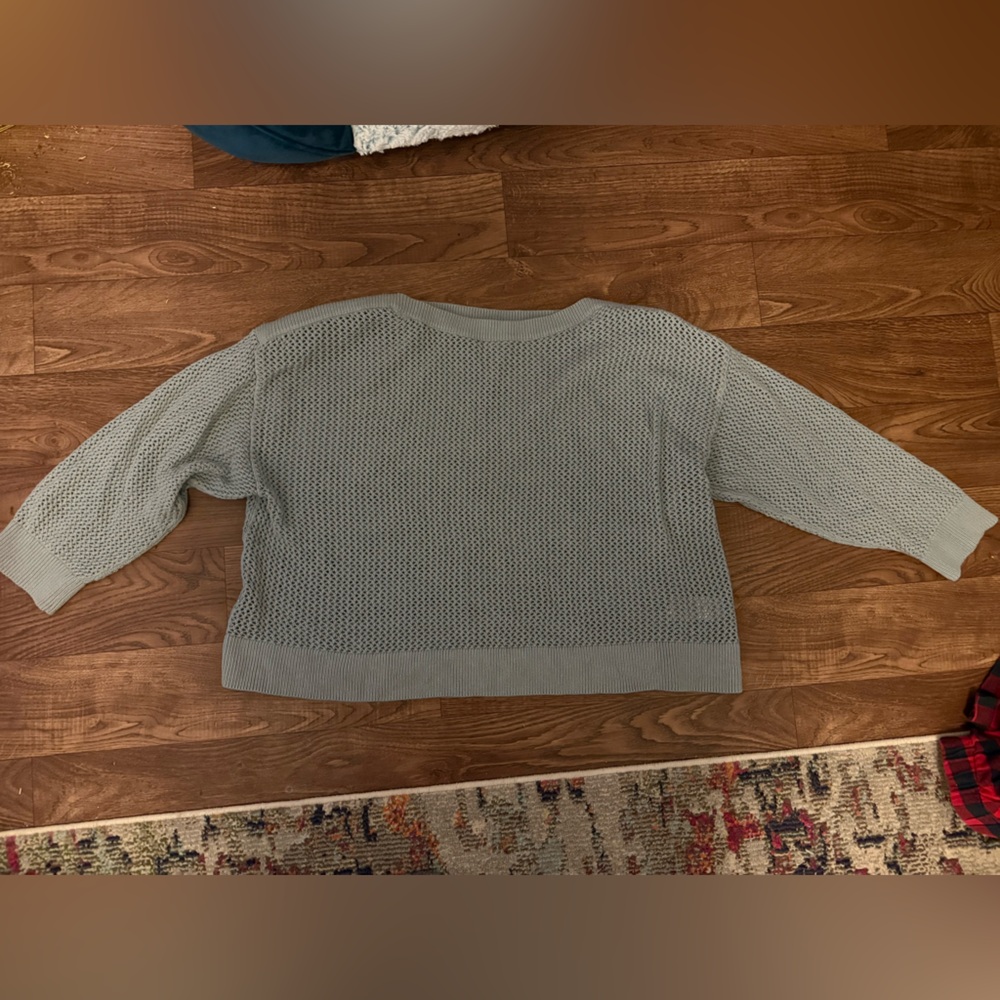 Old Navy Light Gray Textured Sweater